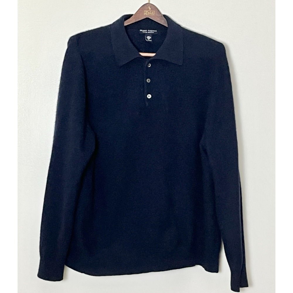 Classic Men's Navy Polo Sweater